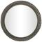 CosmoLiving by Cosmopolitan Black Metal Ball Wall Mirror with Beaded Detailing 32" x 1" x 32"